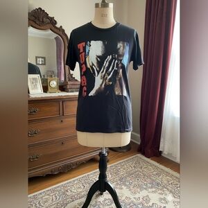 Vintage Tupac Graphic T-Shirt | Size M | Black Rap Tee | Hip Hop Streetwear